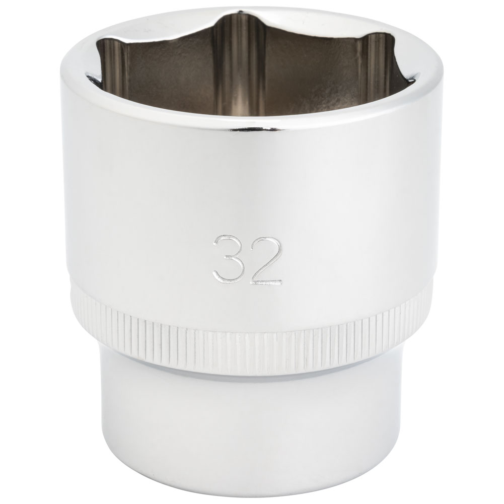Tusk 2160960005 1/2" Drive 6-Point Standard Socket 32mm