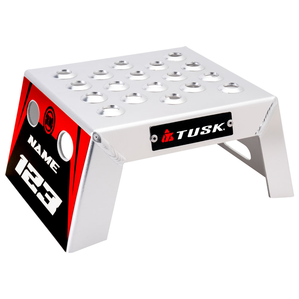 Tusk 2161320001 Moto Starting Blocks - Rev Red 4"
