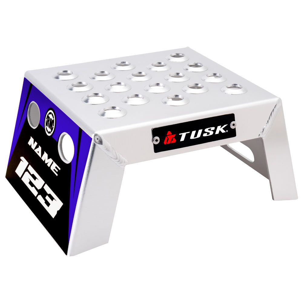 Tusk 2161320002 Moto Starting Blocks - Rev Blue 4"