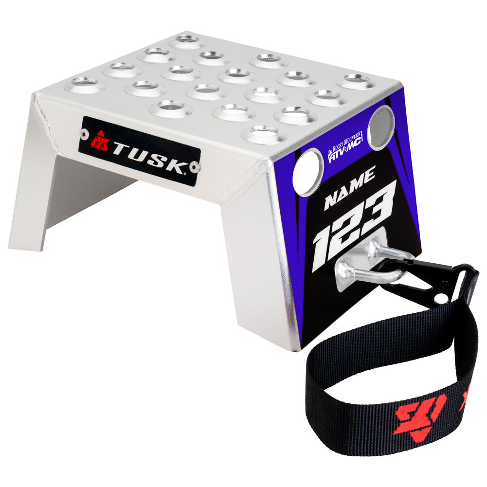 Tusk 2161320002 Moto Starting Blocks - Rev Blue 4"