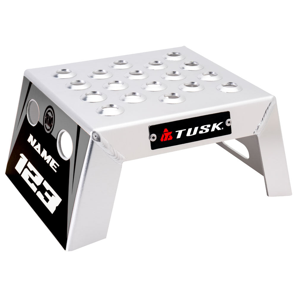 Tusk 2161320003 Moto Starting Blocks - Rev Black/Grey 4"