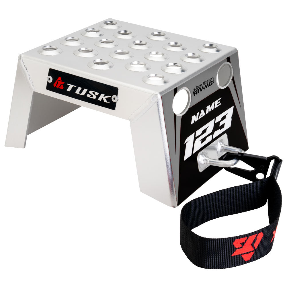 Tusk 2161320003 Moto Starting Blocks - Rev Black/Grey 4"