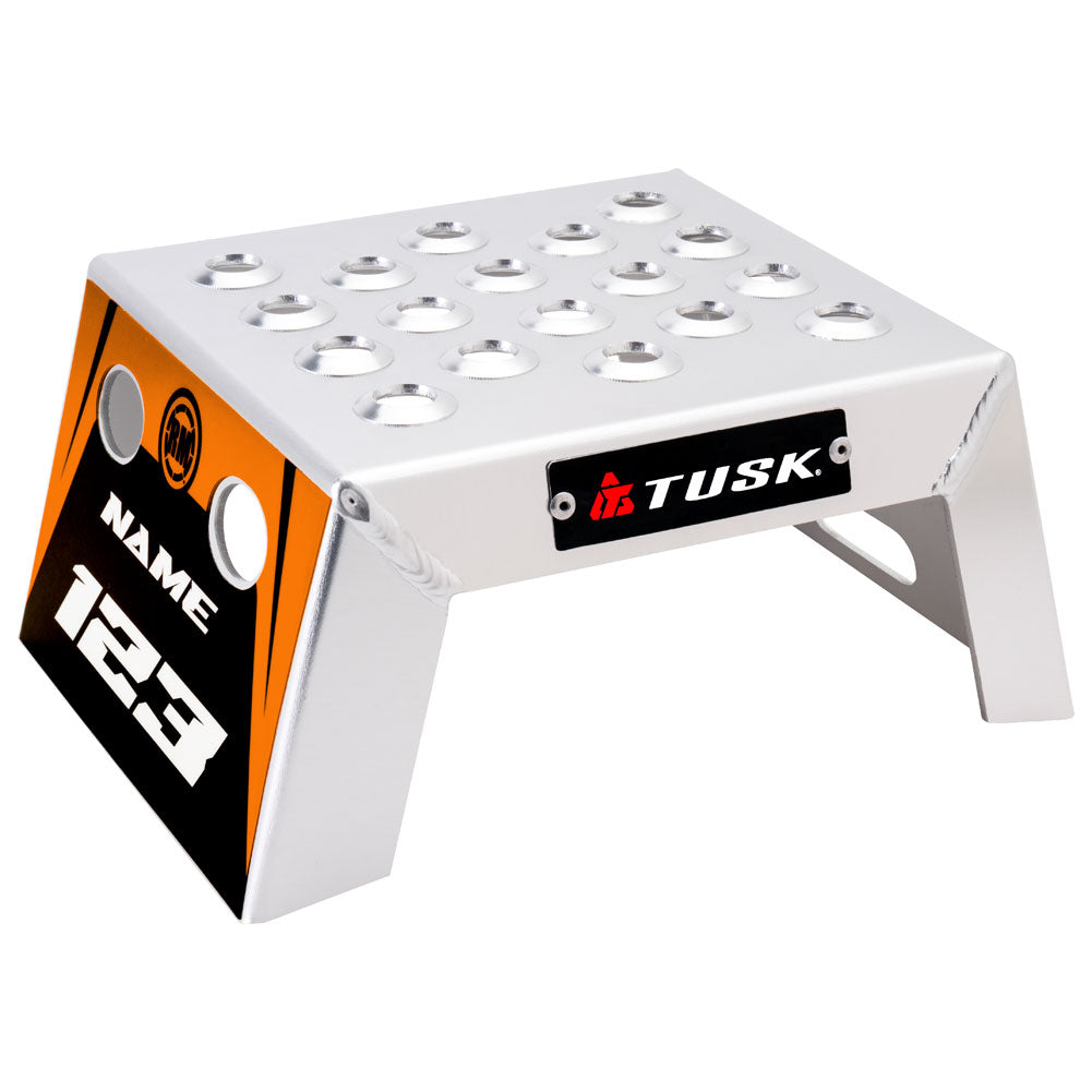 Tusk 2161320004 Moto Starting Blocks - Rev Orange 4"
