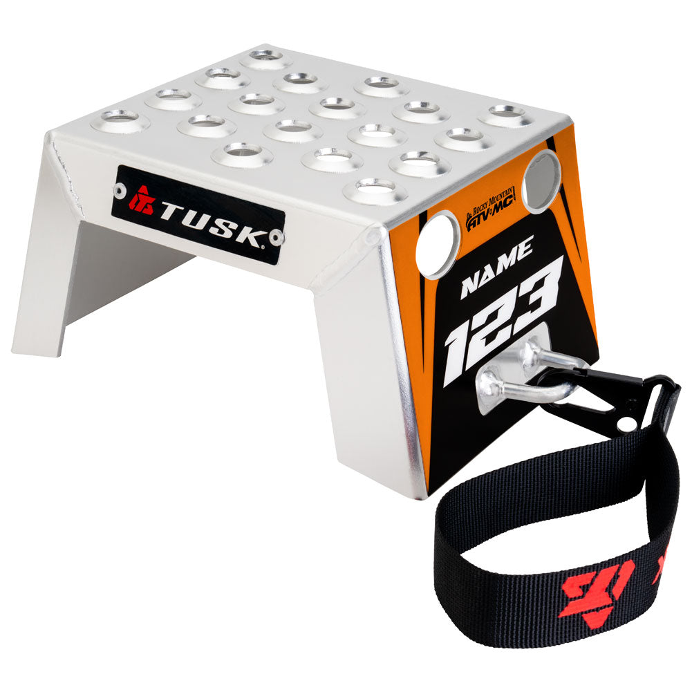 Tusk 2161320004 Moto Starting Blocks - Rev Orange 4"