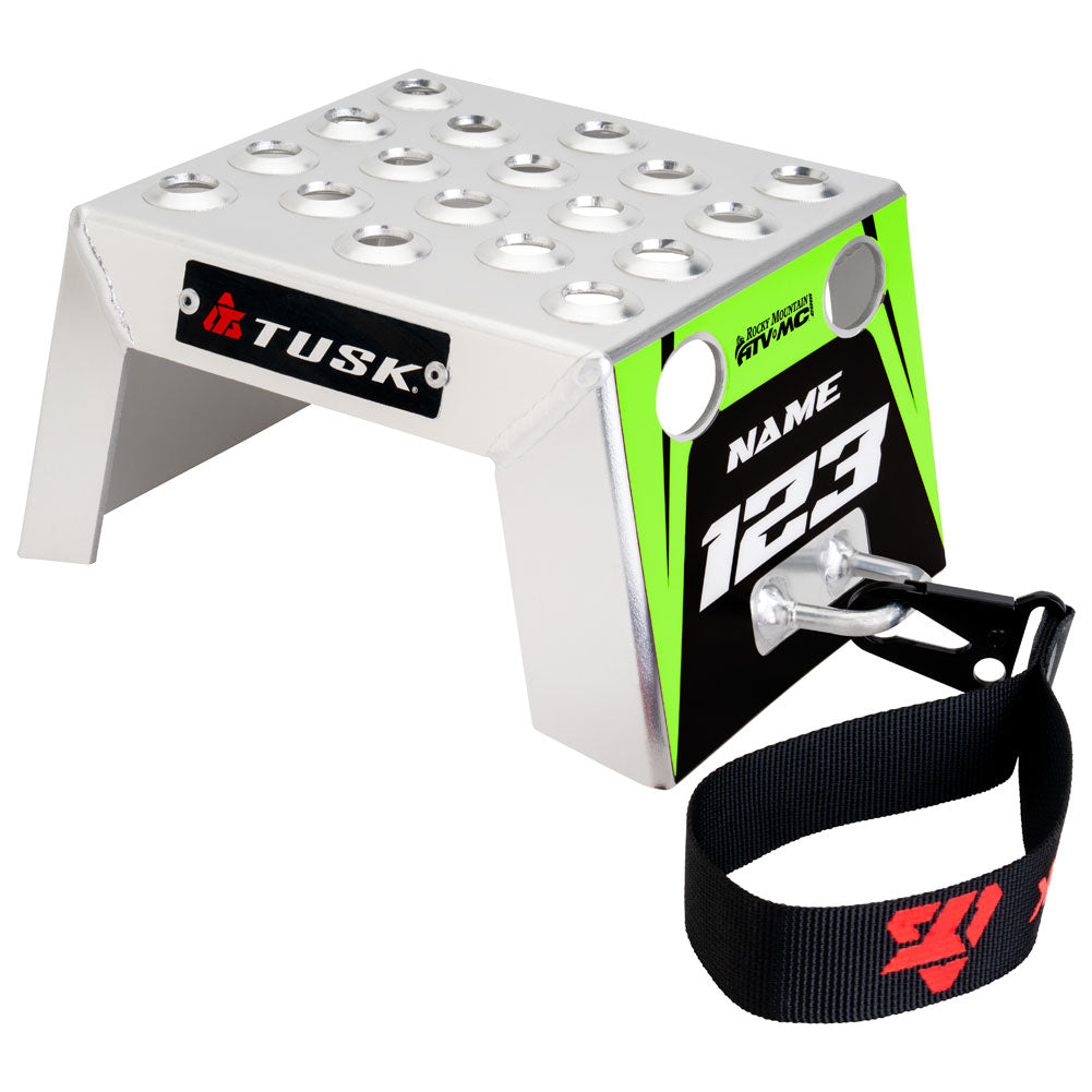 Tusk 2161320005 Moto Starting Blocks - Rev Green 4"