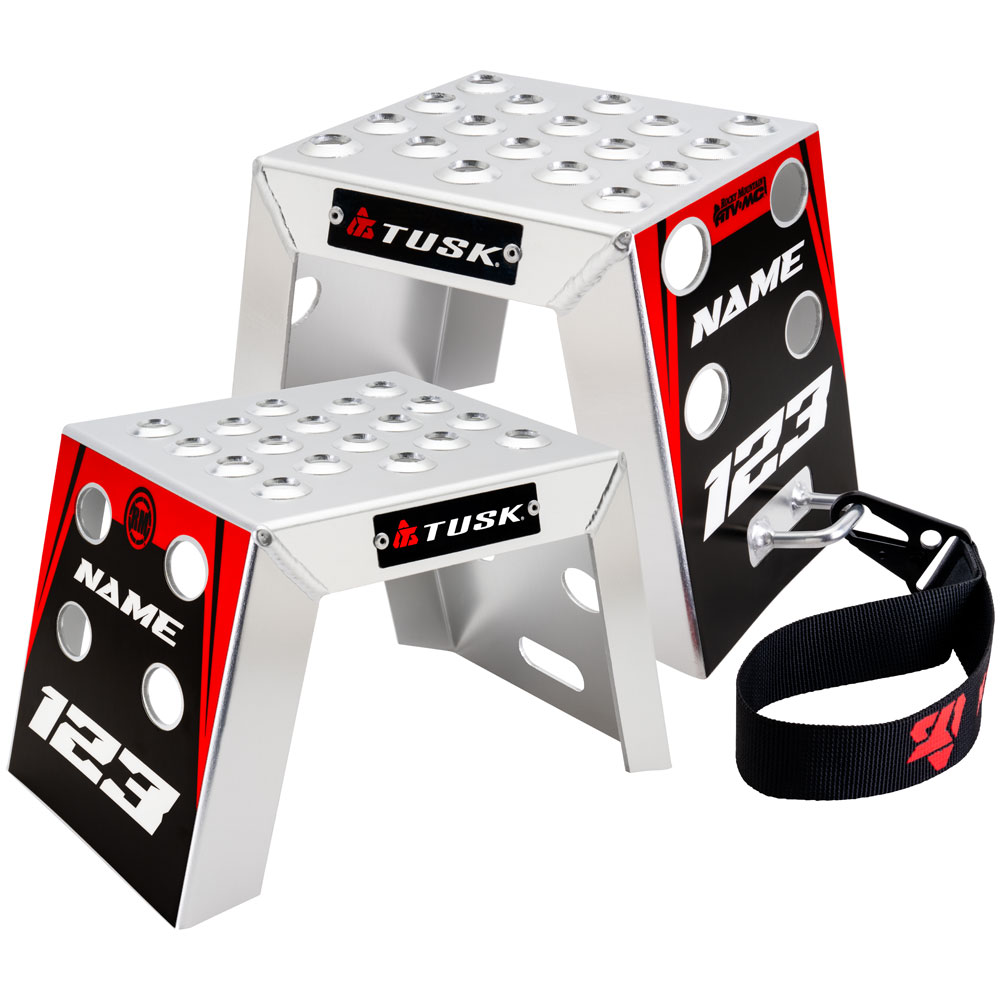 Tusk 2161320007 Moto Starting Blocks - Rev Red 6"