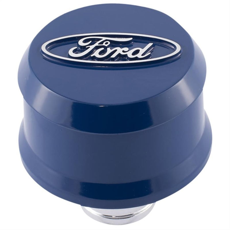 fits Ford 302-436 racing Slant Edge Breather - Blue