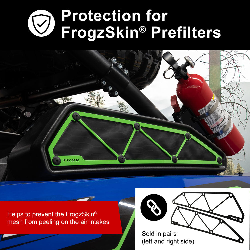Tusk 2164230003 Intake Covers  Green
