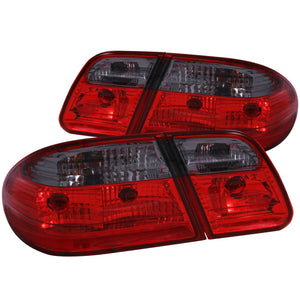 ANZO 221207 1996-2002 fits Mercedes Benz E Class W210 Taillights Red/Smoke G2