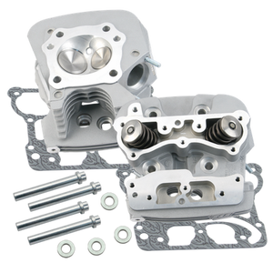 S&S 900-0344 Cycle 2006 Dyna Super Stock 91cc Cylinder Heads - Silver