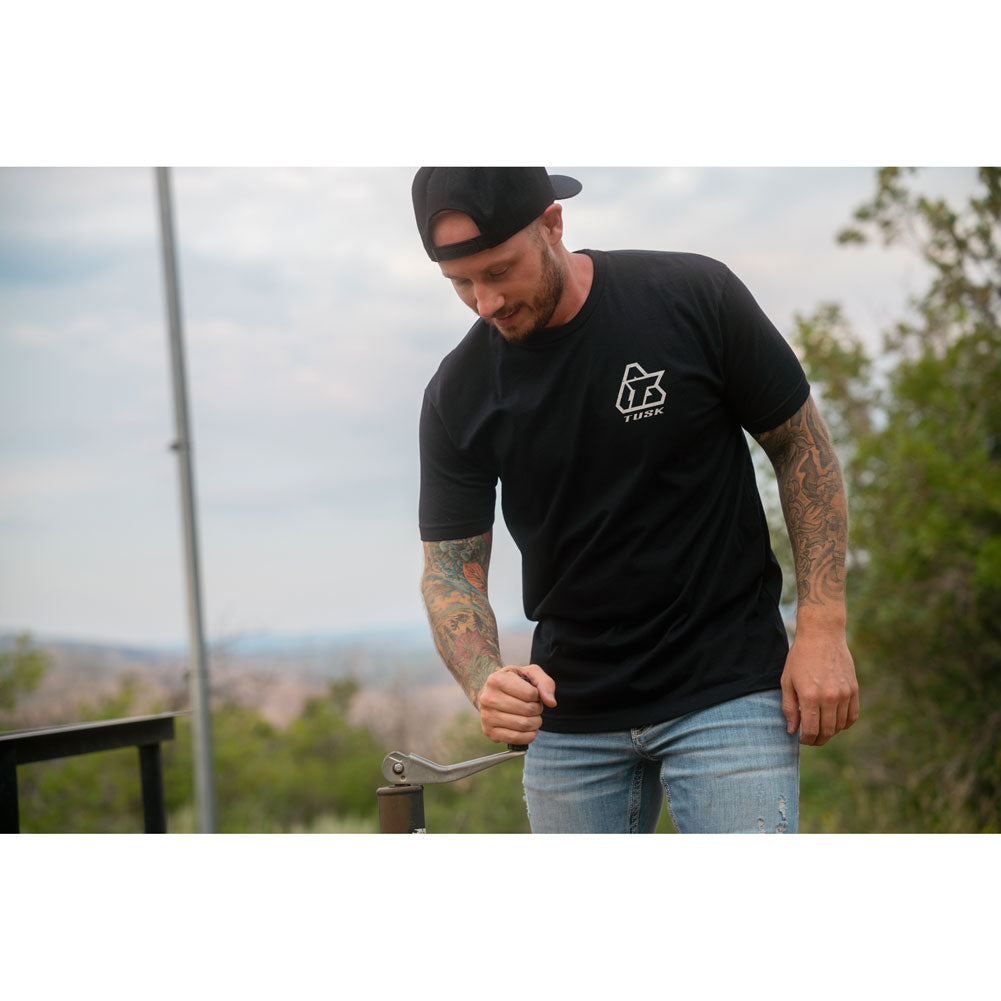 Tusk 2171260001 Piston T-Shirt Small Black