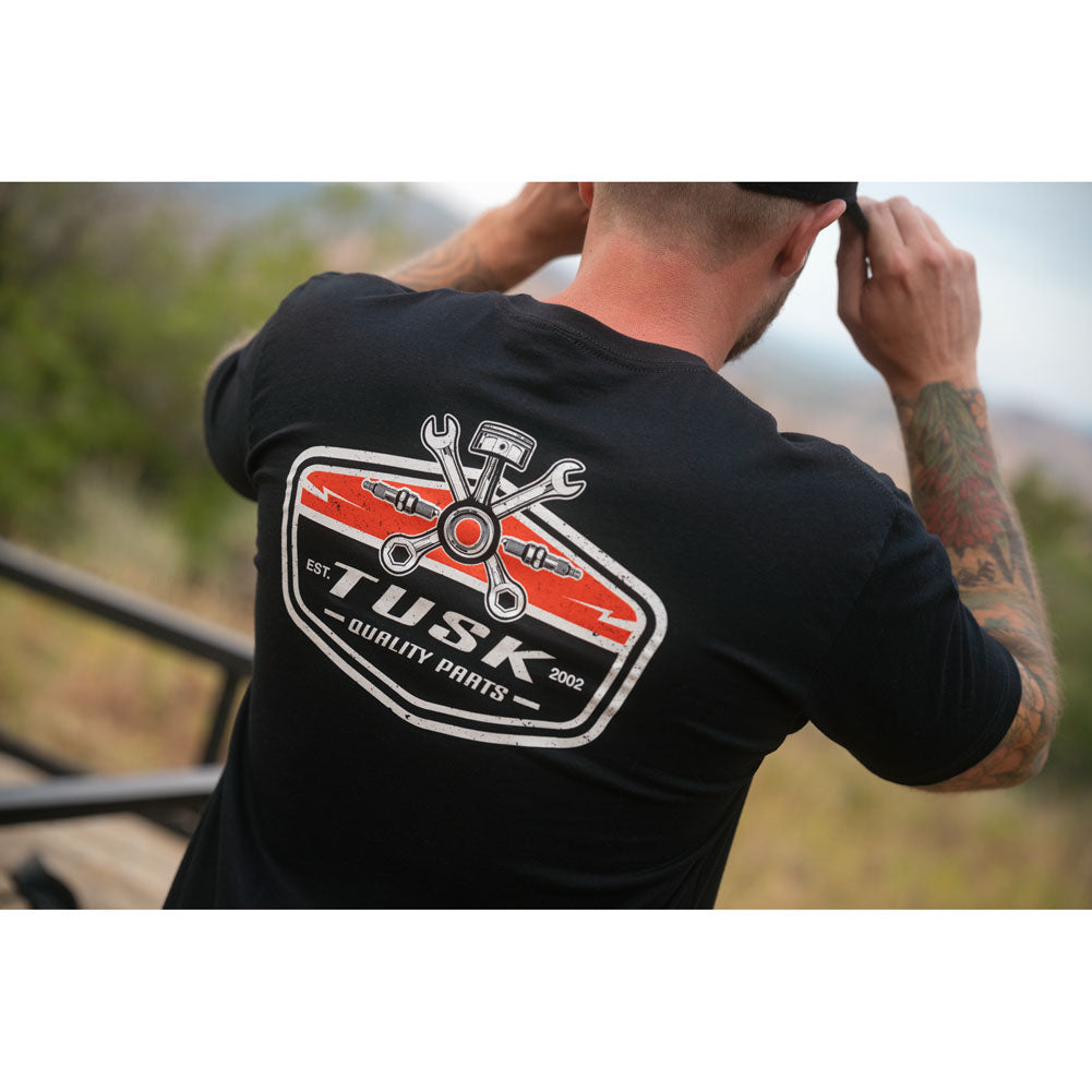 Tusk 2171260001 Piston T-Shirt Small Black
