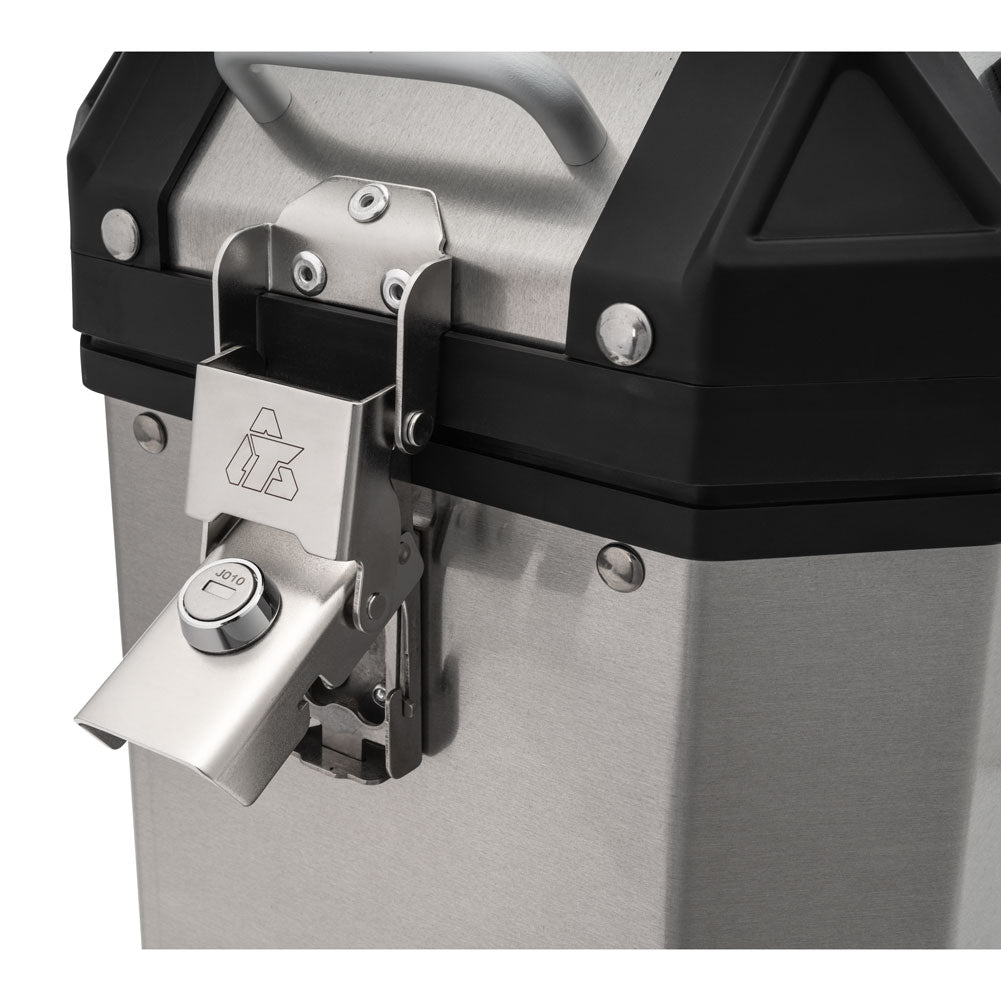 Tusk 2181320063 Frontier Panniers with Pannier Racks  Brushed Aluminum