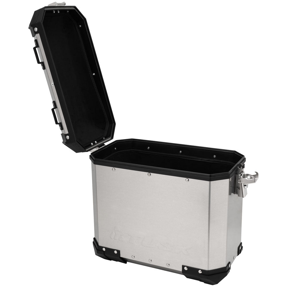 Tusk 2181320063 Frontier Panniers with Pannier Racks  Brushed Aluminum