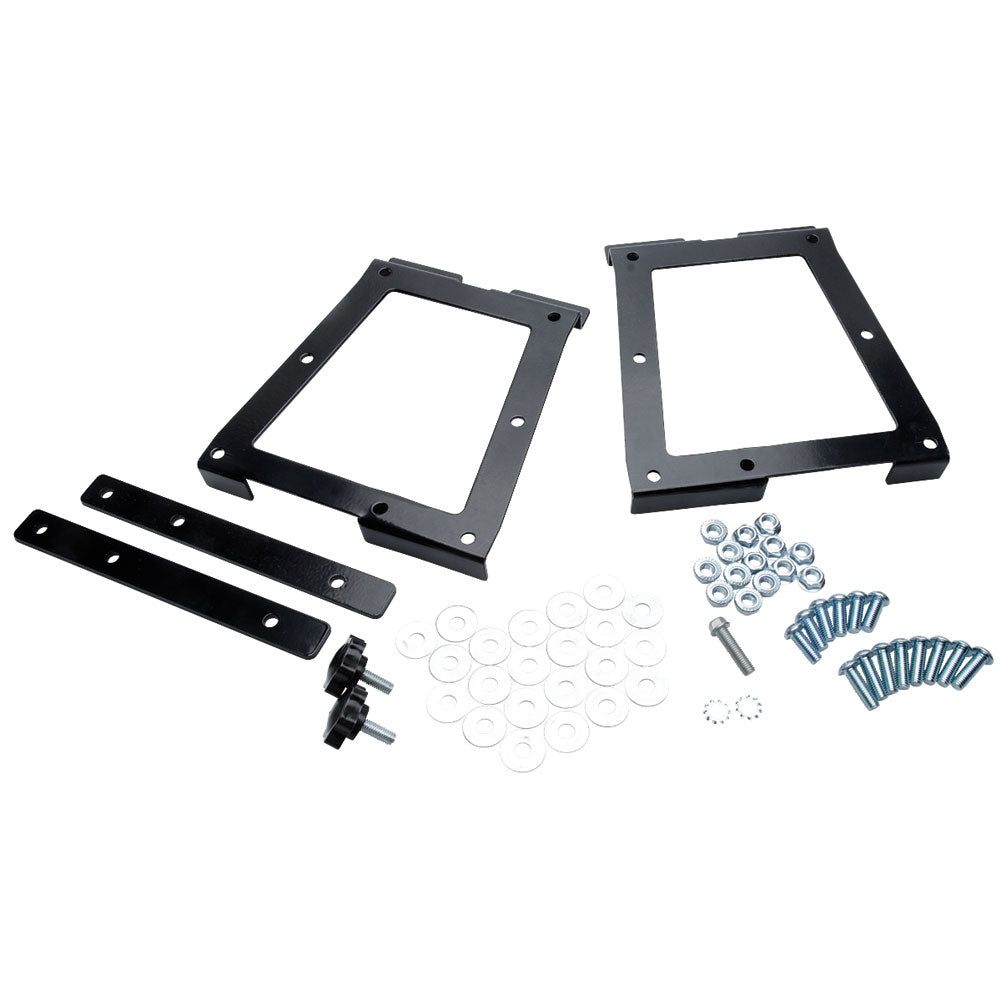 Tusk 2181320063 Frontier Panniers with Pannier Racks  Brushed Aluminum