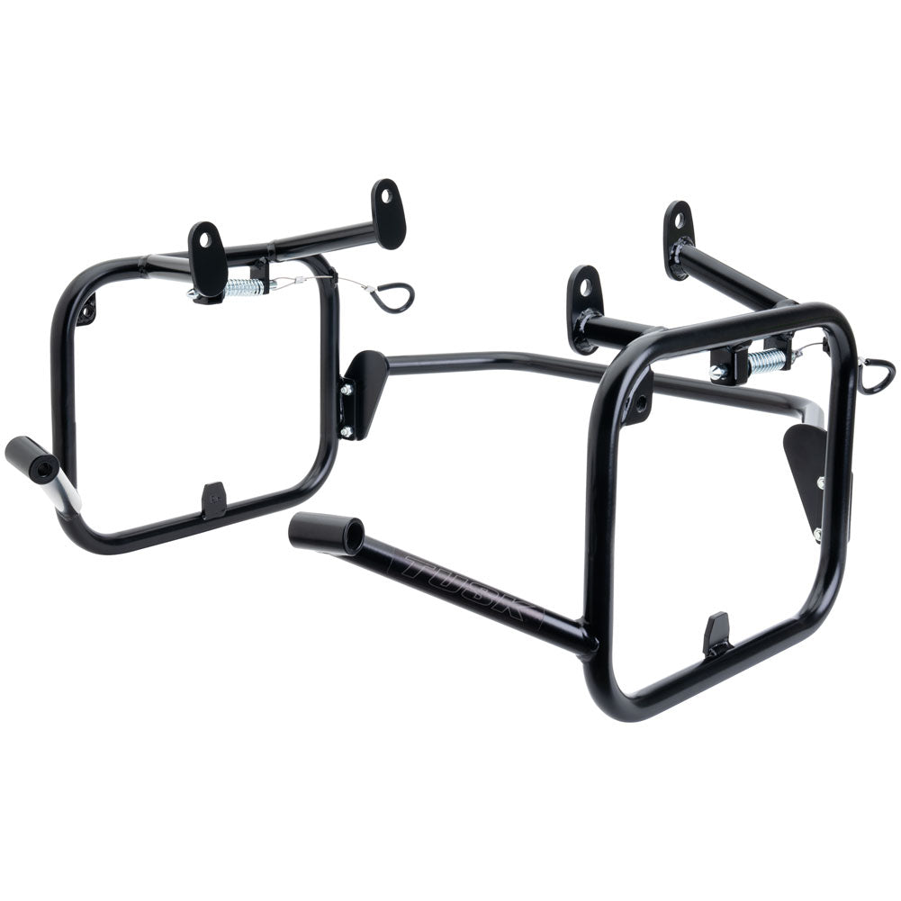 Tusk 2181320065 Frontier Panniers with Pannier Racks  Brushed Aluminum