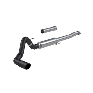 MBRP S5209BLK fits Ford F150 2.7L/3.5L/5.0L 4in Black-Coated AL Steel Cat-Back