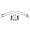 Wilwood flexline kit 22IN. M10X1.50 IF to 45 deg 1/8-27 NPT W/BRACKET