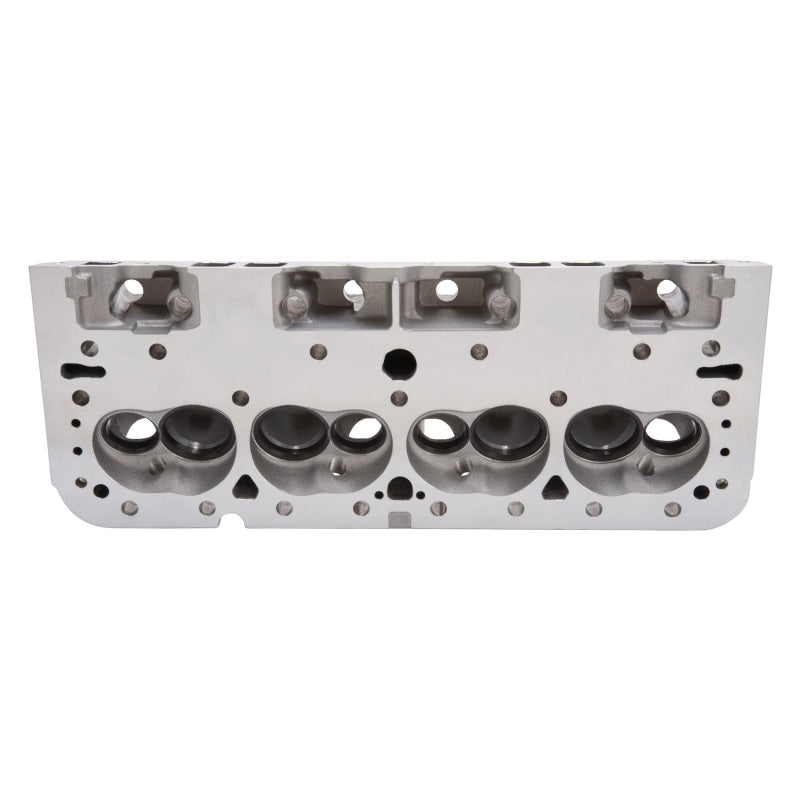 Edelbrock 60947 Cylinder Head fits SBC NHRA Legal 64cc Angled Plug Bare Single