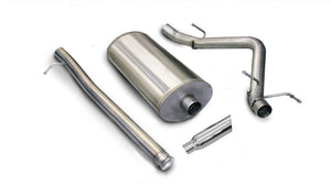 CORSA Performance 24259 Corsa 2007-2008 fits Chevrolet Silverado Crew Cab/Short Bed 1500 5.3L V8 Polished Sport Cat-Back Exhaust