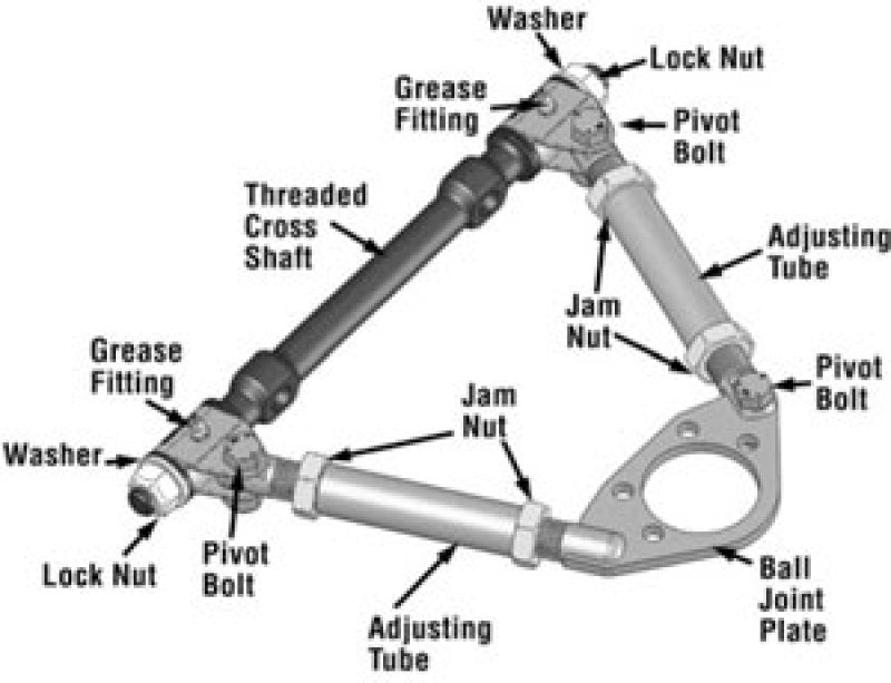 SPC Performance 92556 fits GM Mid Size Metric Pro Series Front Adjustable Upper Control Arm (Race Only)