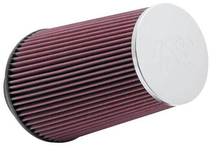 K&N Engineering RC-3690 K&N Universal Chrome Filter 3 1/2 inch ID FLG / 6 inch Bottom / 4 1/2 inch CR / 9 inch Length
