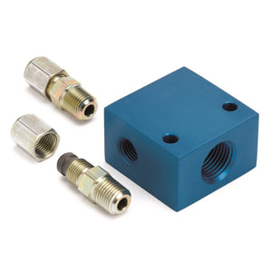AutoMeter 2287 Autometer Transmission Line Adapter Fitting for 5/16in O.D. Tubing 1/2in NPTF