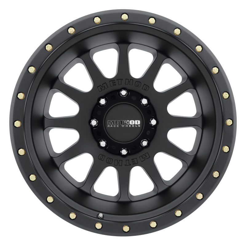 Method MR60521288552N MR605 NV 20x12 -52mm Offset 8x180 124.1mm CB Matte Black Wheel