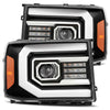 AlphaRex  880606 fits GMC 07-13 1500HD PRO-Series Proj Headlights Plank Style Ma