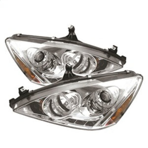SPYDER 5010643 fits Honda Accord Projector Headlights LED Halo Amber Reflector