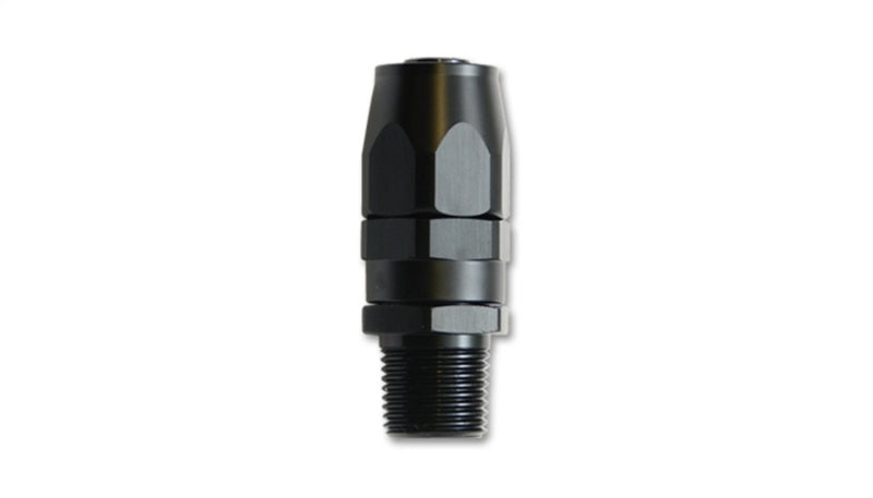 Vibrant 26000 -6AN Male NPT Straight Hose End Fitting - 1/8 NPT