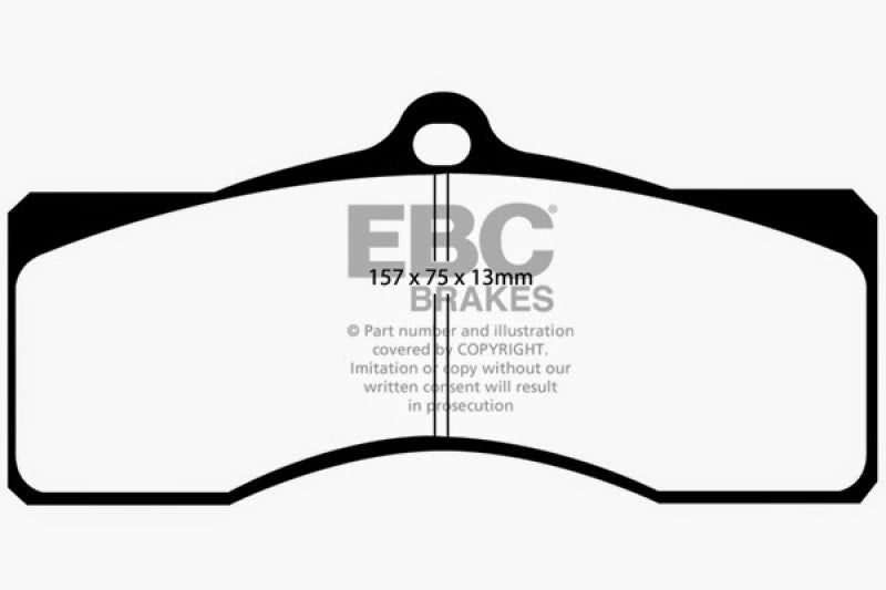 EBC DP21155 fits Chevrolet 68-69 Camaro (1st Gen) 4.9 Greenstuff Front Brake Pads