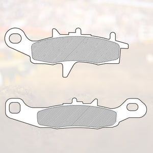 Renthal BP-105 fits Kawasaki KX80-100/Suzuki RM85 Front/Rear Works Brake Pads
