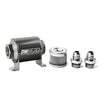 DeatschWerks 8-03-070-010K-8 Stainless Steel 8AN 10 Micron Universal Inline Fuel Filter Housing Kit (70mm)