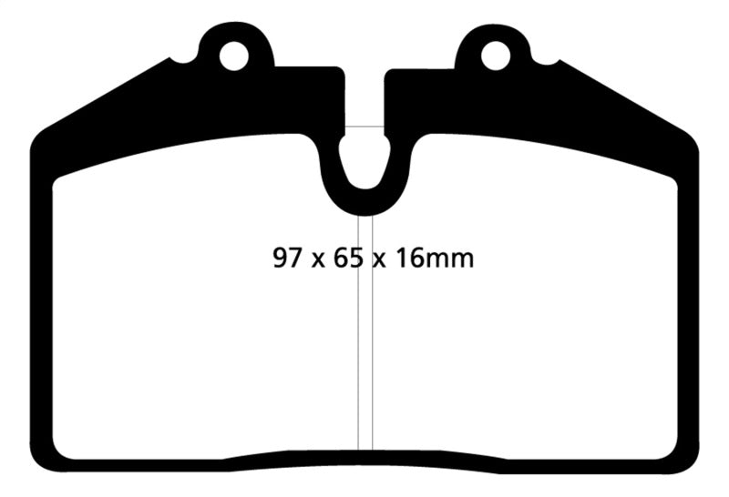 EBC DP31013C fits Porsche 92-93 911 (964) 3.6 Carrera RS America Redstuff Front Brake Pads