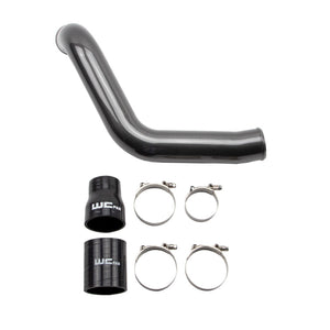 Wehrli 04.5-05 GM Duramax LLY Passenger Side 3in Intercooler Pipe - Semi-Gloss Black
