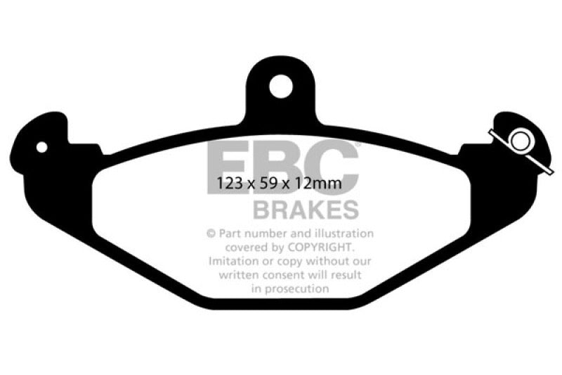 EBC DP2885/2 08+ fits Lotus 2-Eleven 1.8 Supercharged Greenstuff Rear Brake Pads