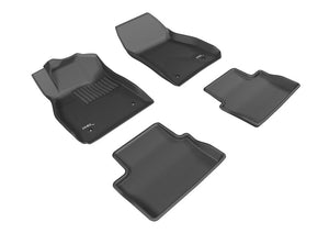 3D MAXpider L1CH06301509 17-21 Genesis G90 AWD Kagu 1st Row Floormats - Black