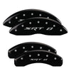 MGP 42020SSR8BK 4 Caliper Covers Engraved Front & Rear 11-18 fits Jeep Grand Che