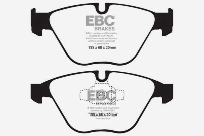 EBC DP21512 13+ fits BMW X1 2.0 Turbo (28i) Greenstuff Front Brake Pads