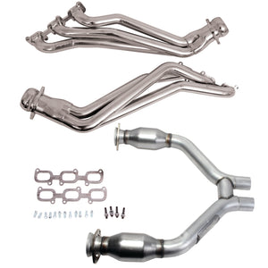 BBK 16424 15-17 fits Ford Mustang V6 1-3/4 Long Tube Headers w/High Flow Catt