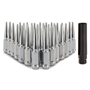 Mishimoto MMLG-SP1415-32CH Mishimoto Steel Spiked Lug Nuts M14x1.5 32pc Set