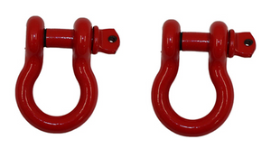 Fishbone Offroad FB21038 D Ring 3/4In Red 2 Piece Set