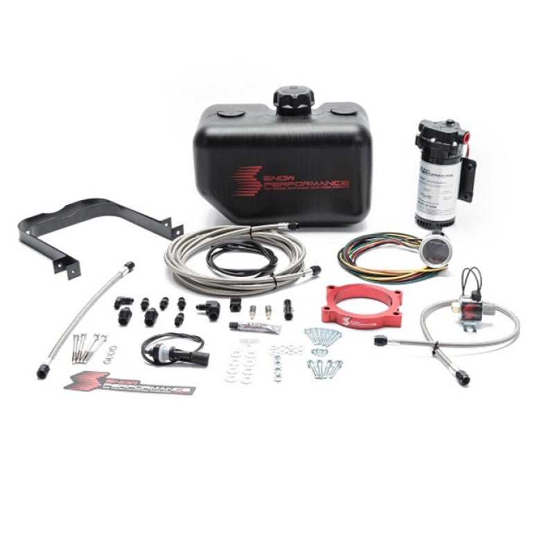 Snow Performance SNO-2161-BRD Camaro Stg 2 Boost Cooler F/I Water Injection Kit (SS Braided Line & 4AN)