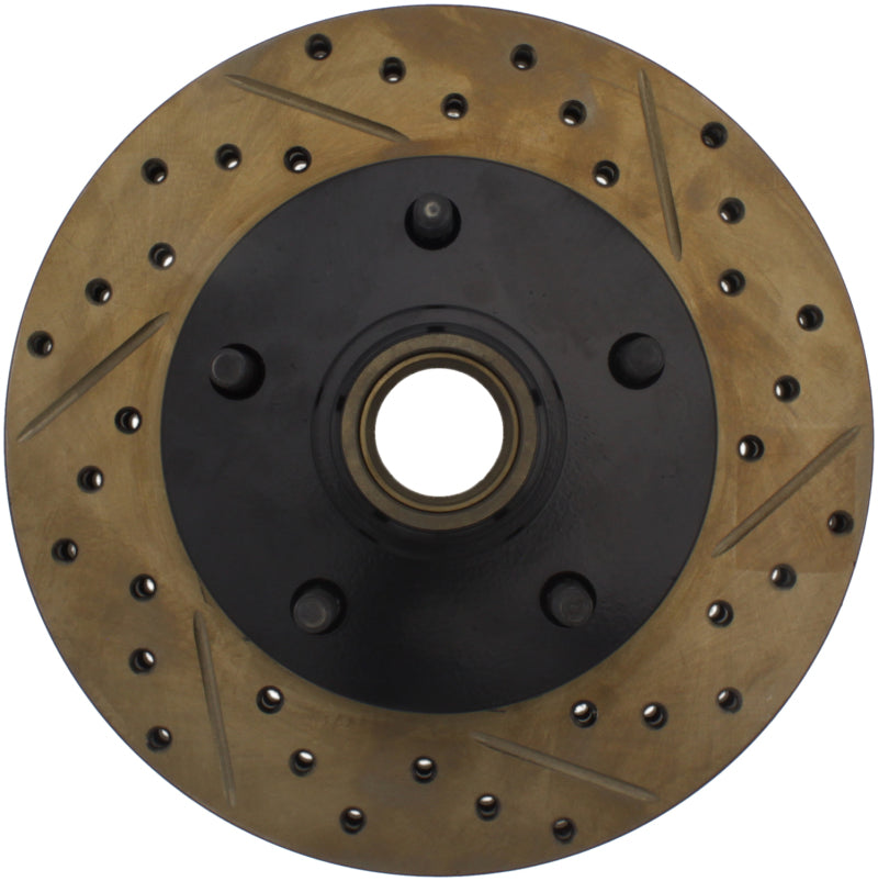 Stoptech 127.62000L Slotted & Drilled Sport Brake Rotor