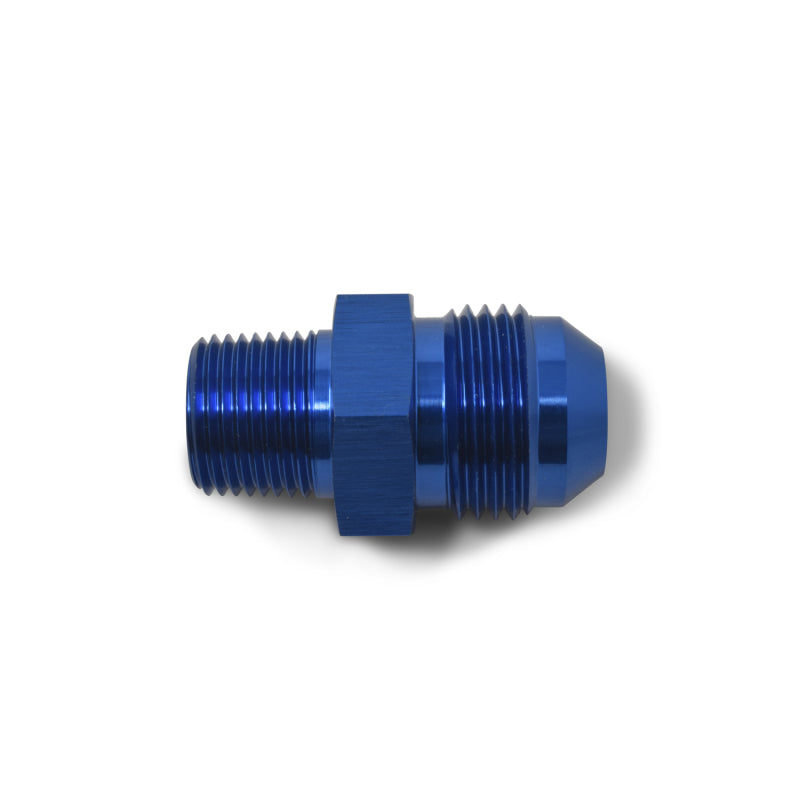 Russell 660440 Performance -6 AN to 1/4in NPT Straight Flare to Pipe (Blue)