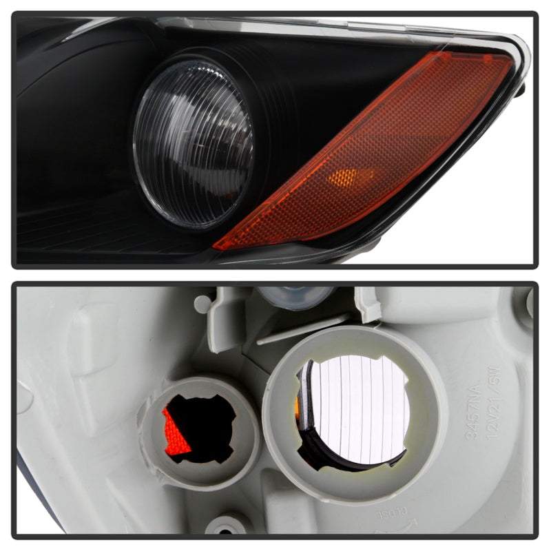 xTune 9943225 07-09 fits Toyota Camry Halogen OEM Headlights - Black (HD-JH-TCA