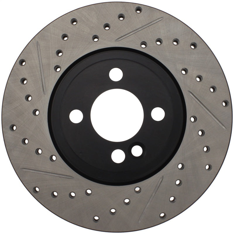 Stoptech 127.34101R Slotted & Drilled Sport Brake Rotor 07-13 Mini Cooper