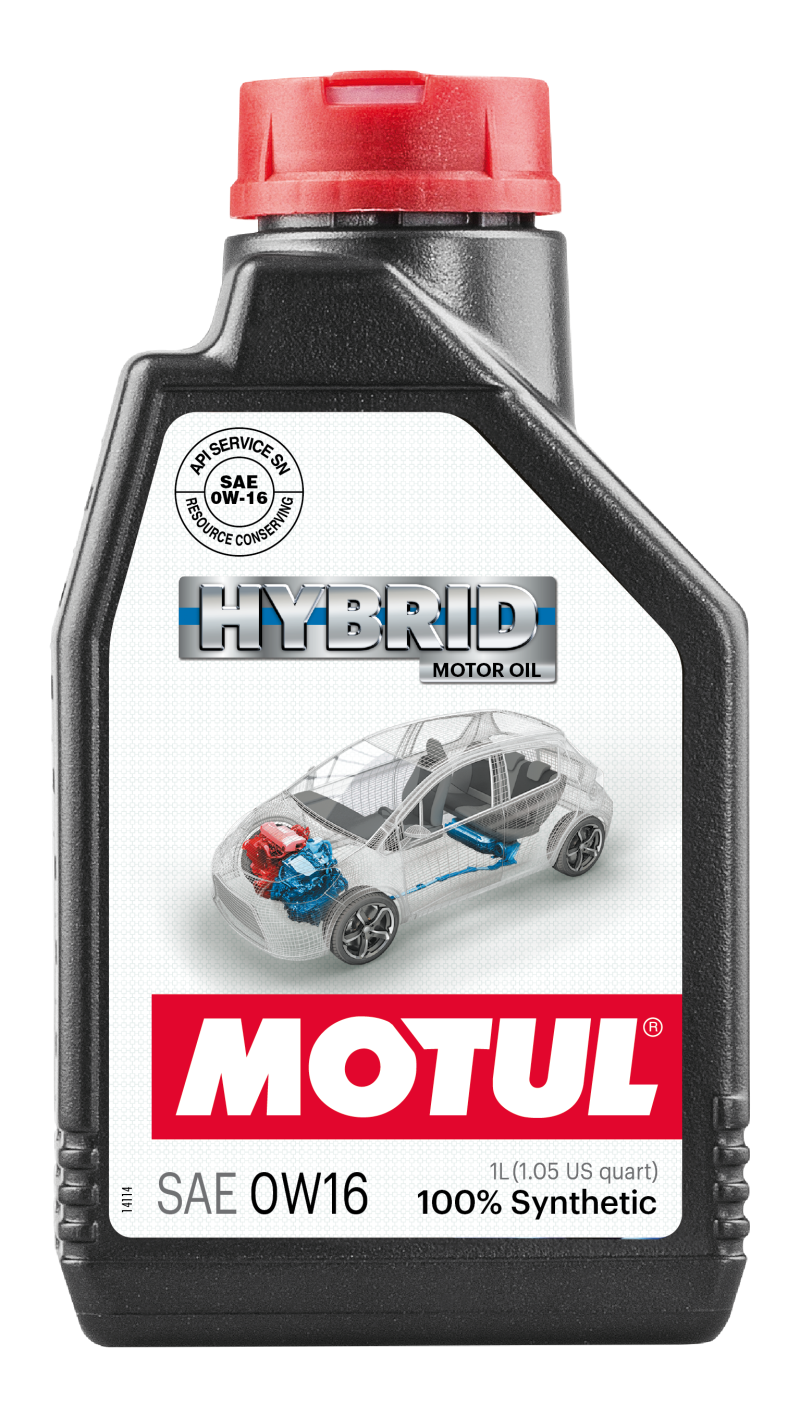 Motul 107153 1L OEM Synthetic Engine Oil Hybrid 0W16 API SN - 1 Liter