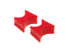 Prothane 19-1718 Universal Shock Reservoir Mounts - 1.5/2.0 Diameter - Red